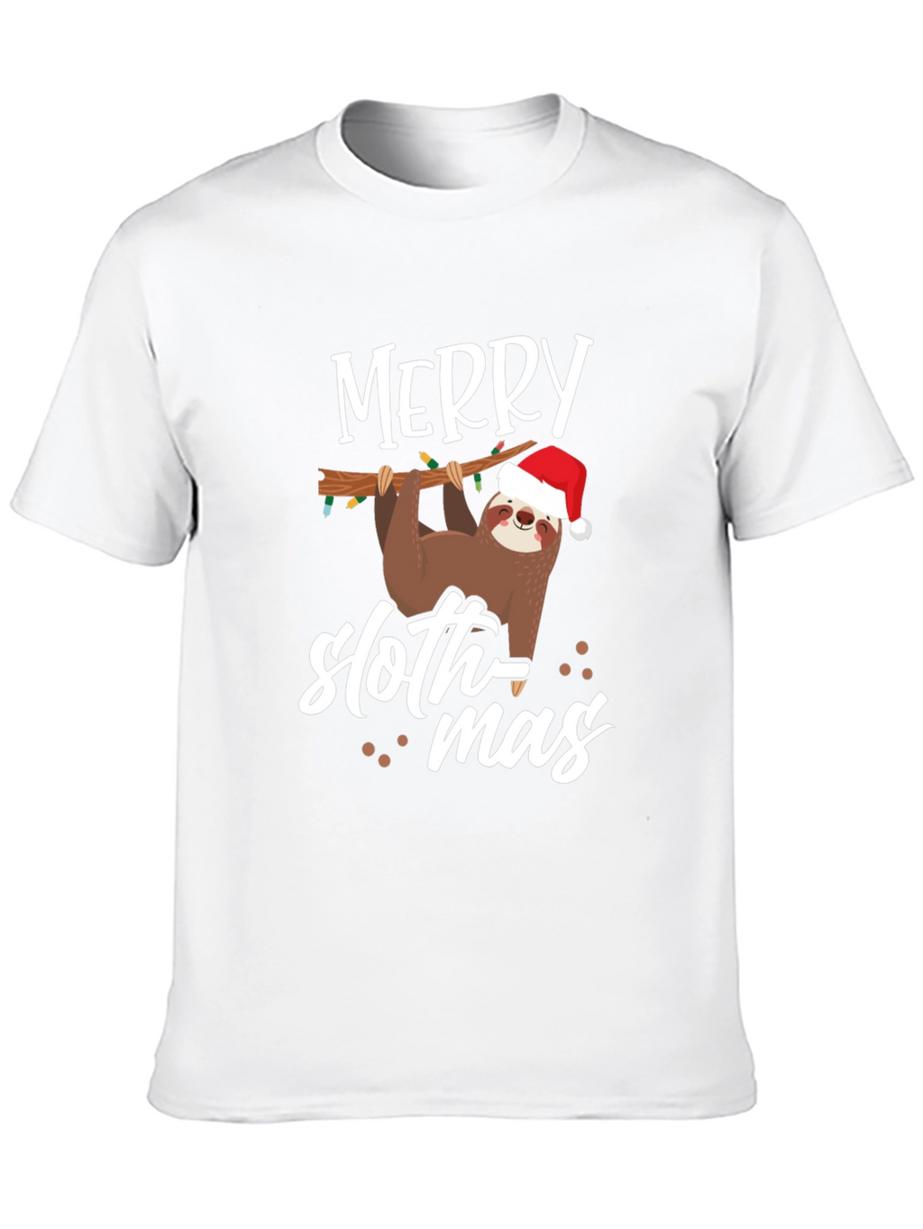 Merry Sloth-mas Graphic T-Shirt