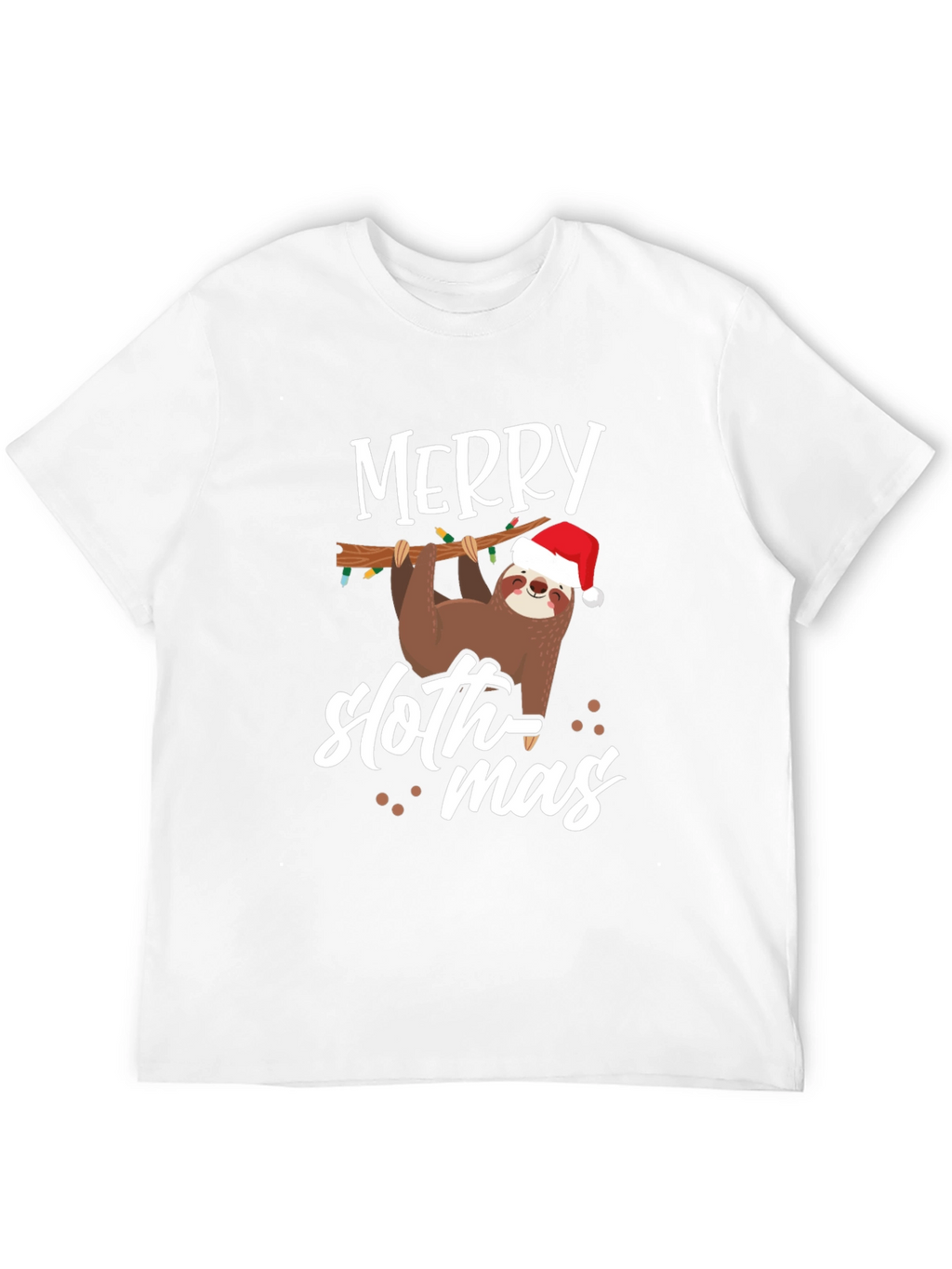 Merry Sloth-mas Graphic T-Shirt