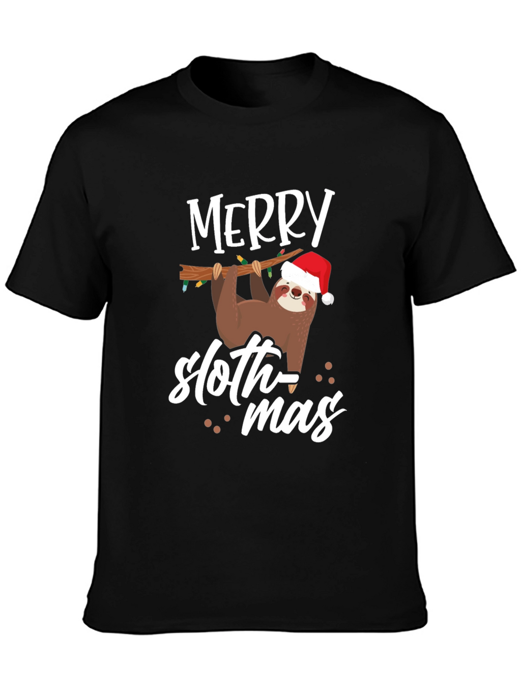 Merry Sloth-mas Graphic T-Shirt
