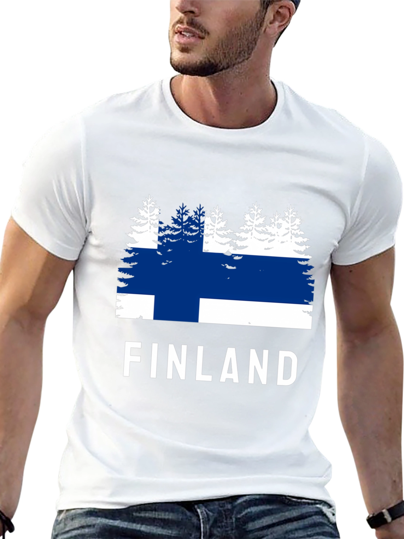 Finland Flag T-Shirt - Finnish Pride Tee