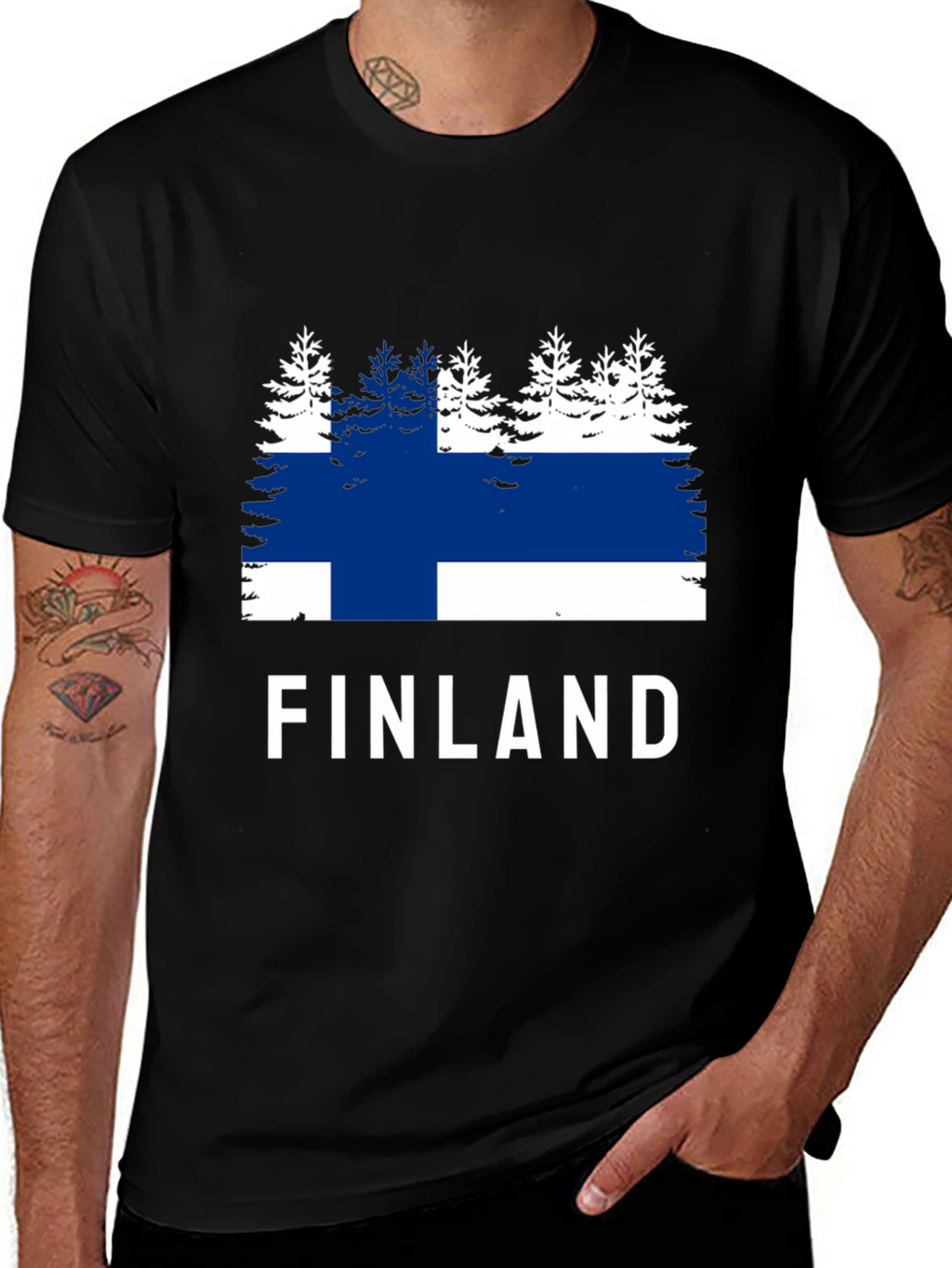 Finland Flag T-Shirt - Finnish Pride Tee