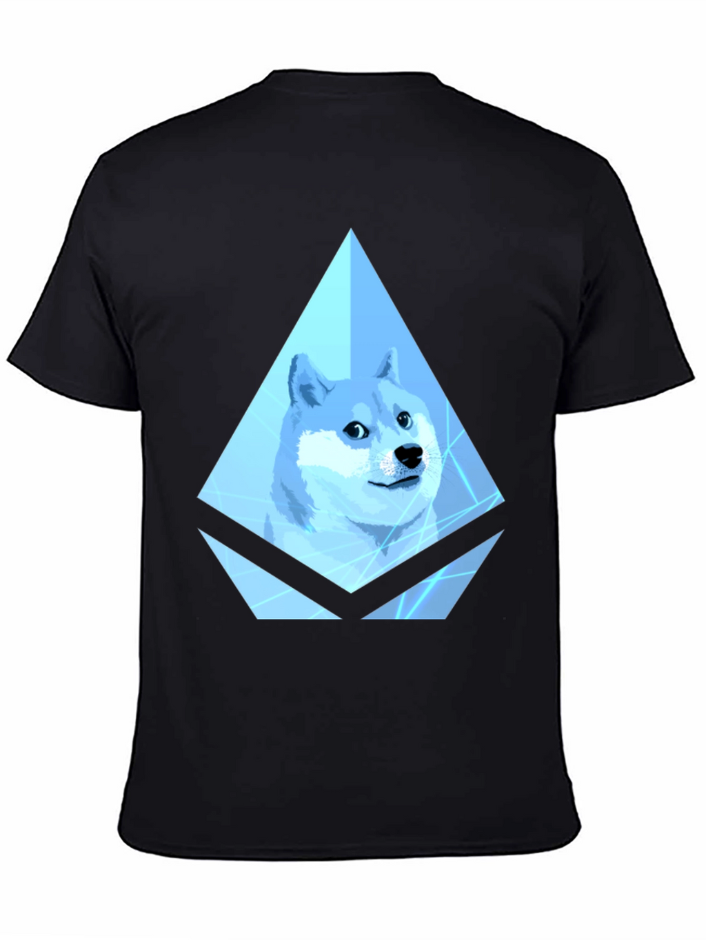 Doge Crypto Black T-Shirt