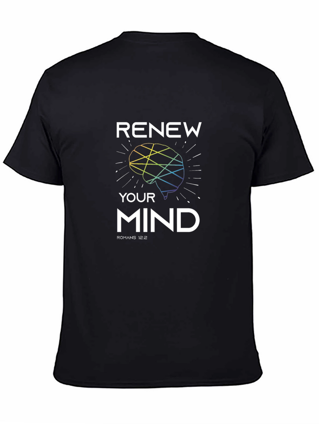 Renew Your Mind Black Graphic Tee