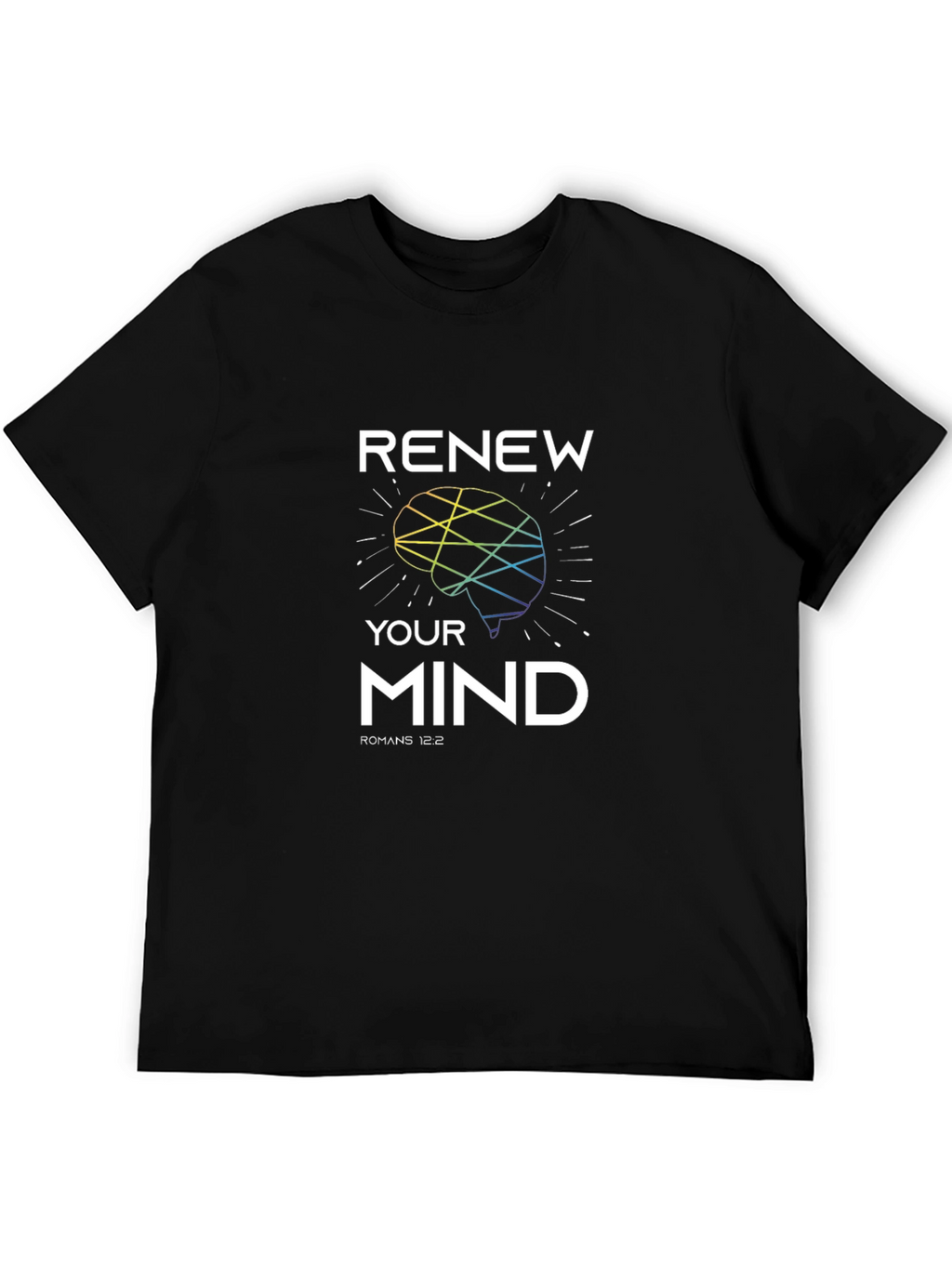 Renew Your Mind Black Graphic Tee