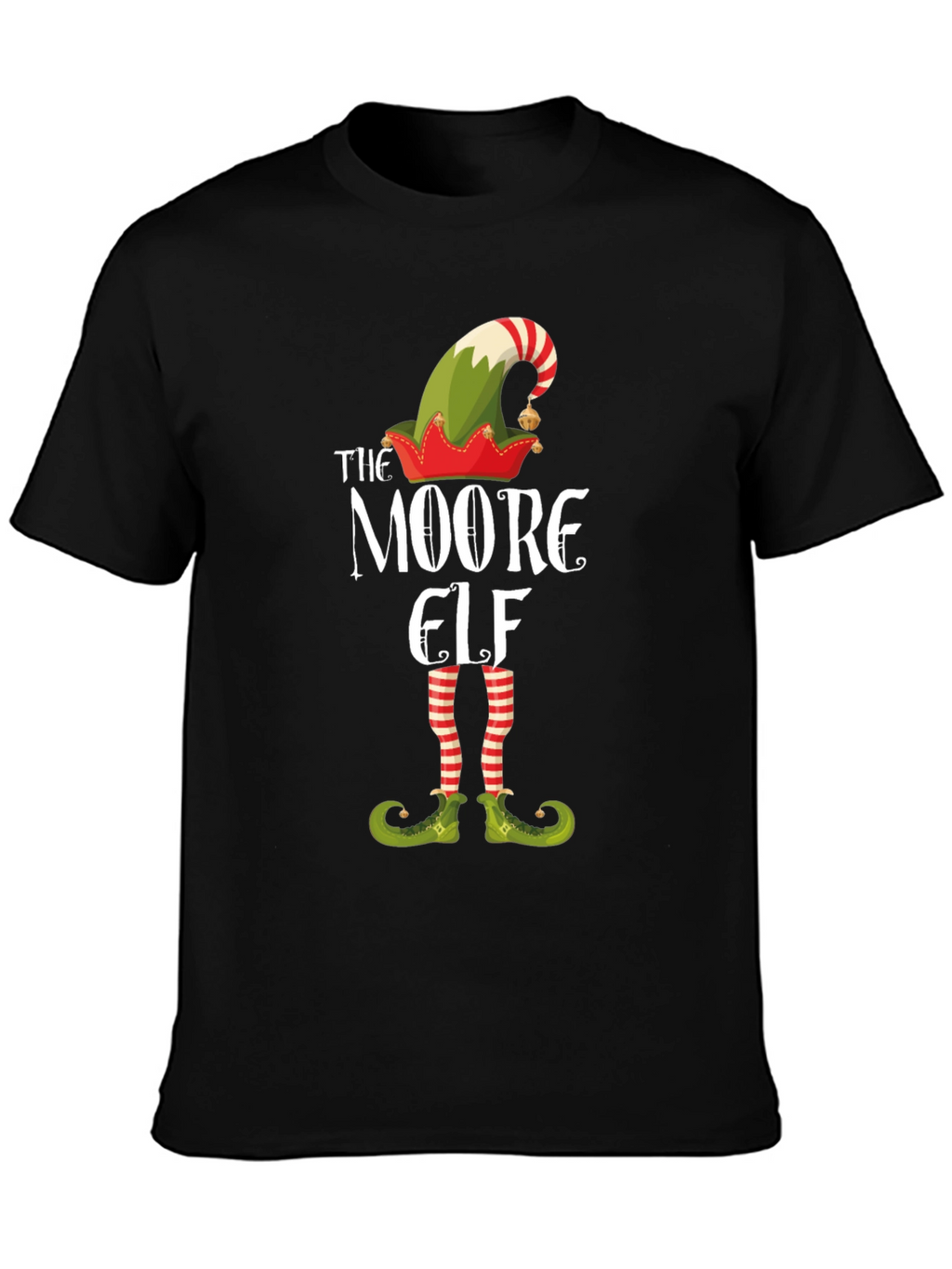 The Moore Elf Funny Christmas Holiday T-Shirt