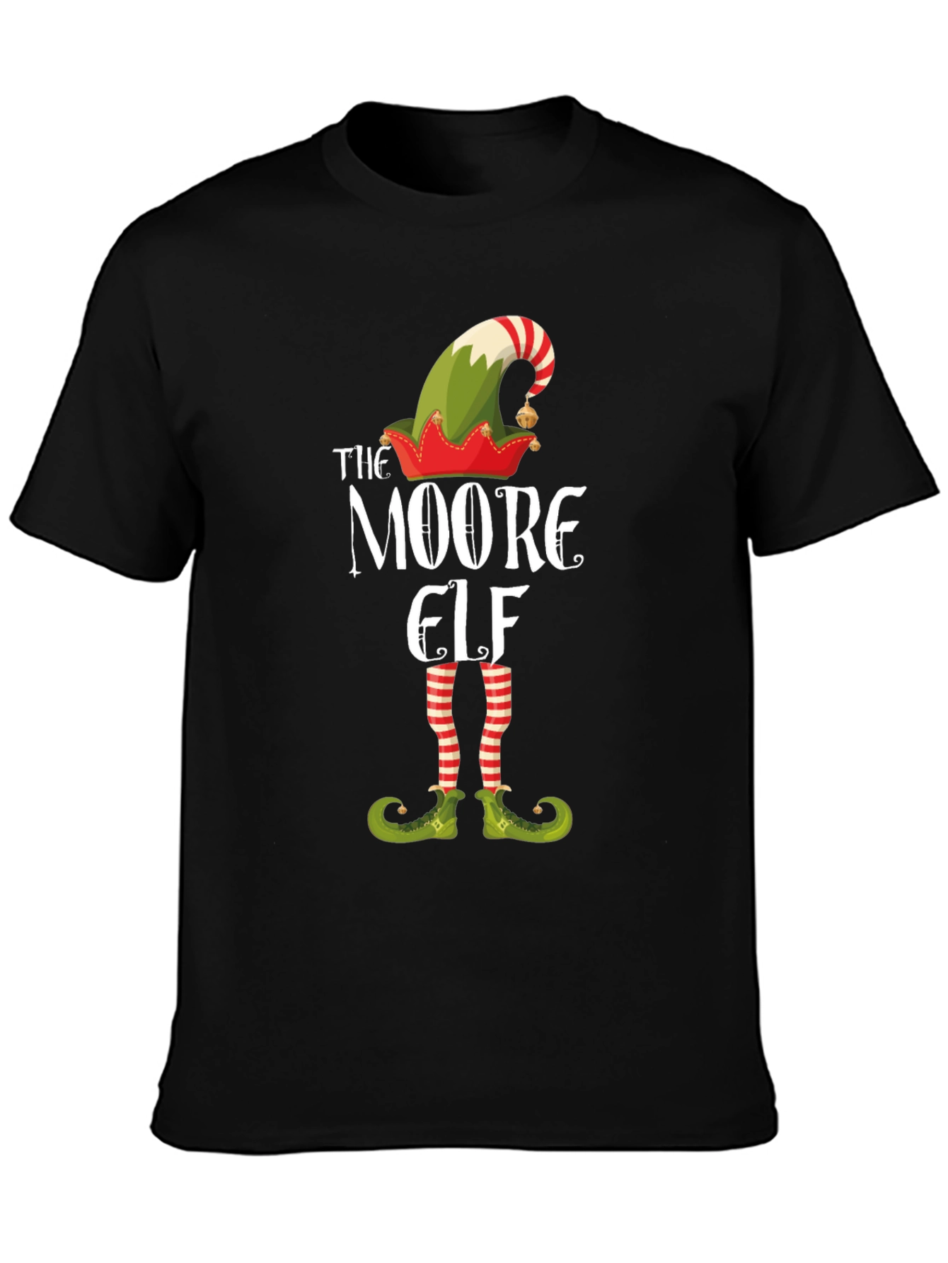 The Moore Elf Funny Christmas Holiday T-Shirt