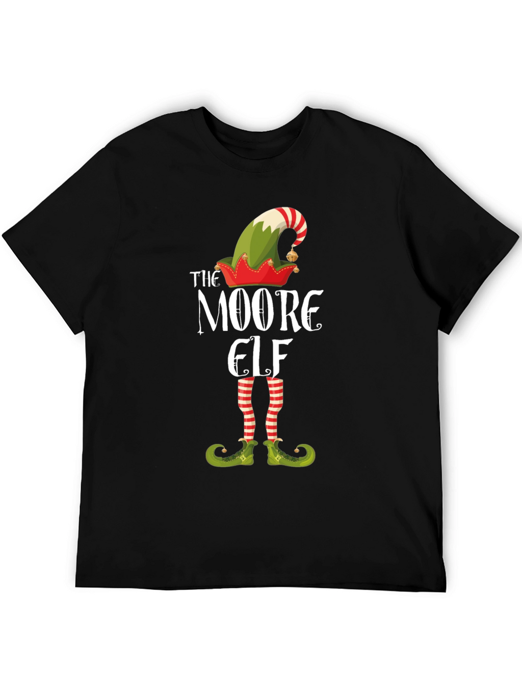 The Moore Elf Funny Christmas Holiday T-Shirt