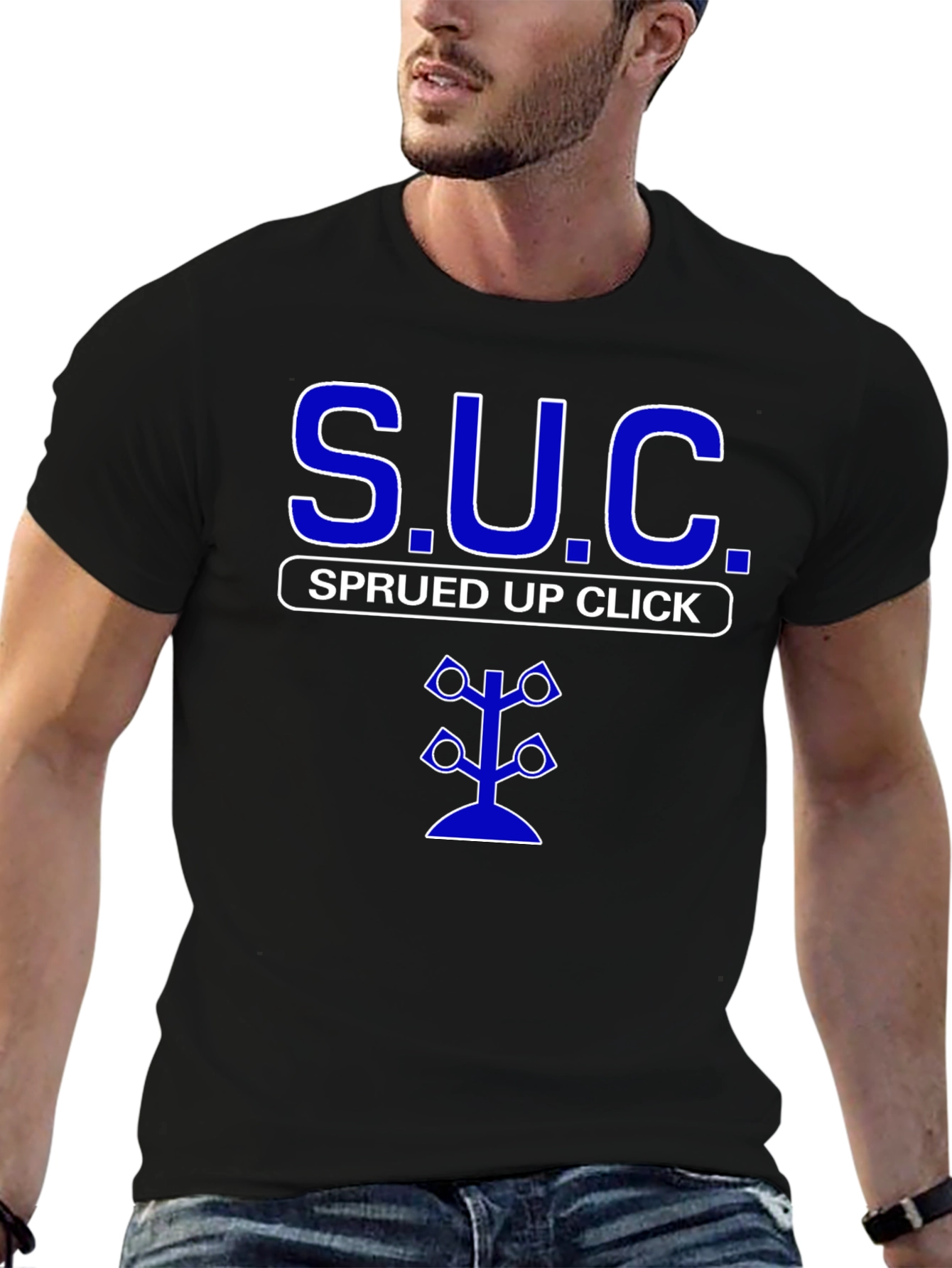 S.U.C. Sprued Up Click Black T-Shirt