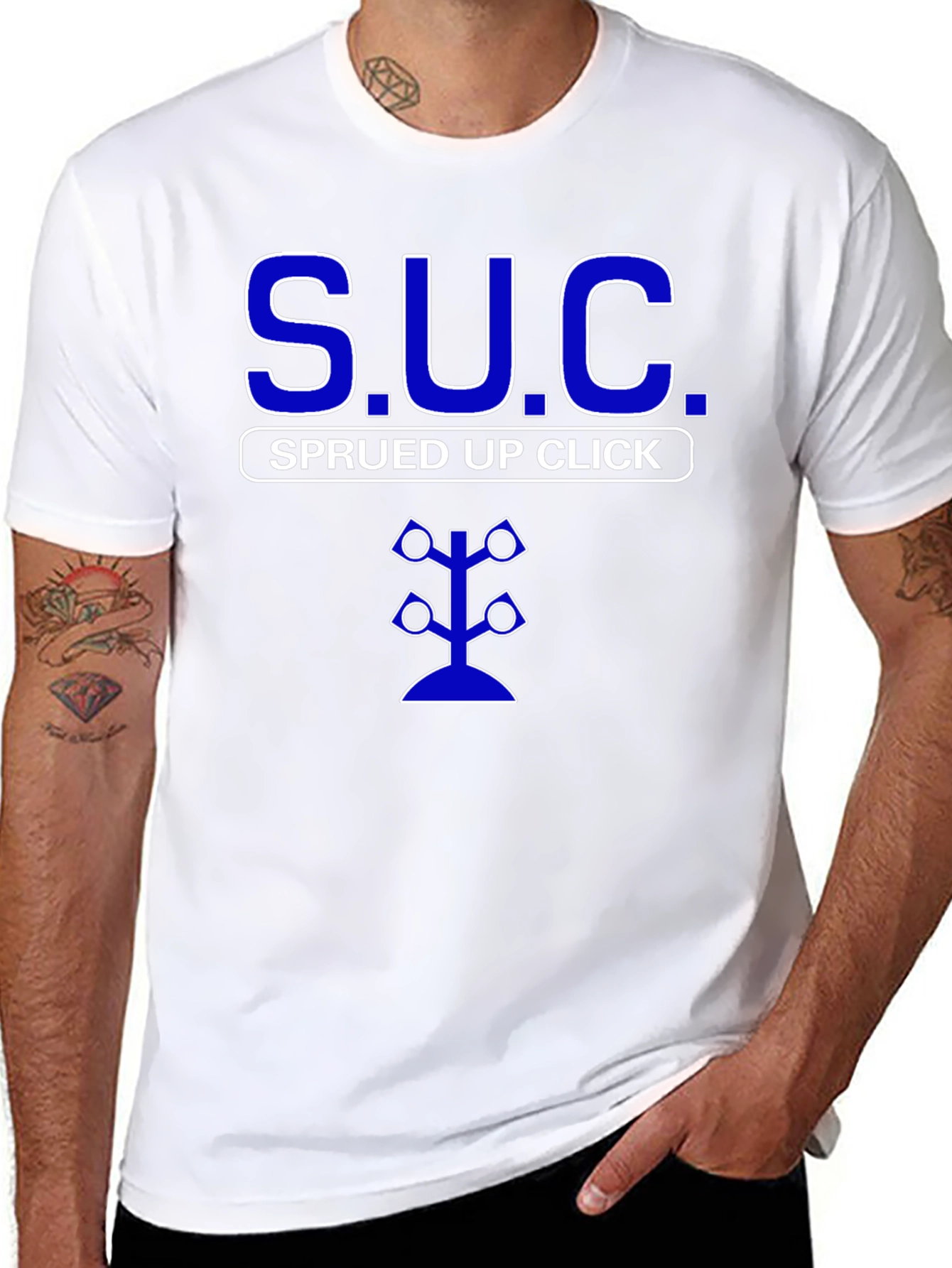 S.U.C. Sprued Up Click Black T-Shirt