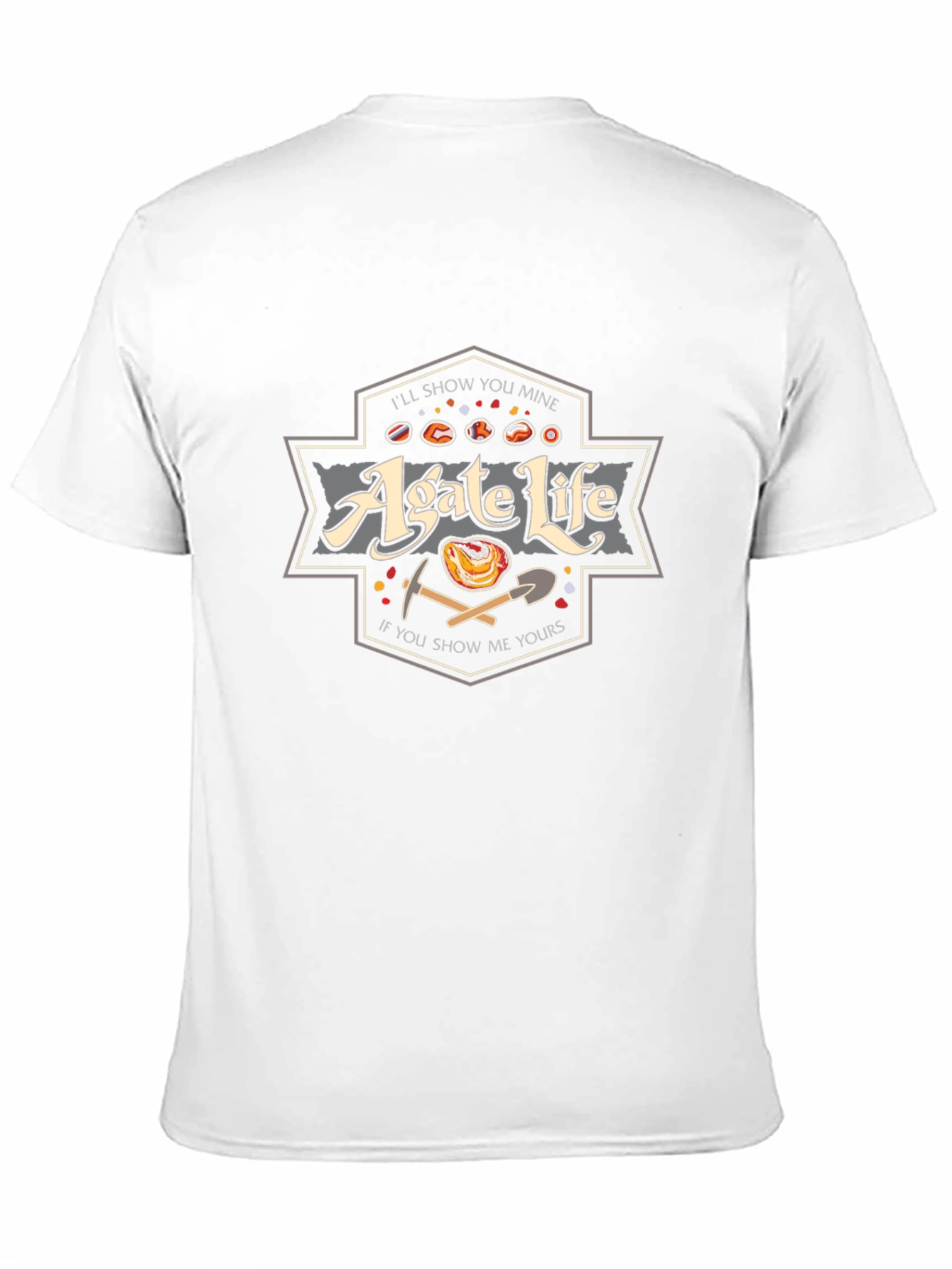 Agate Life Graphic Tee - Rock Collector T-Shirt