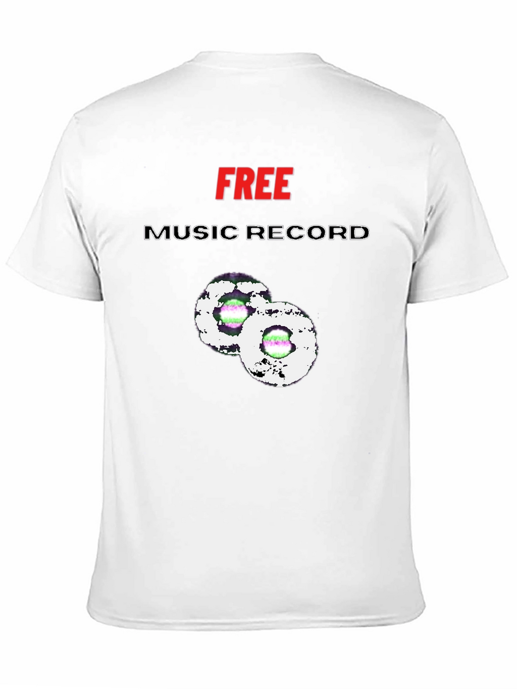 Free Music Record Graphic Tee