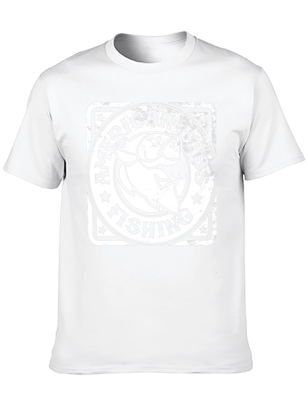 American Bass Fishing Graphic Tee - Black Cotton T-Shirt