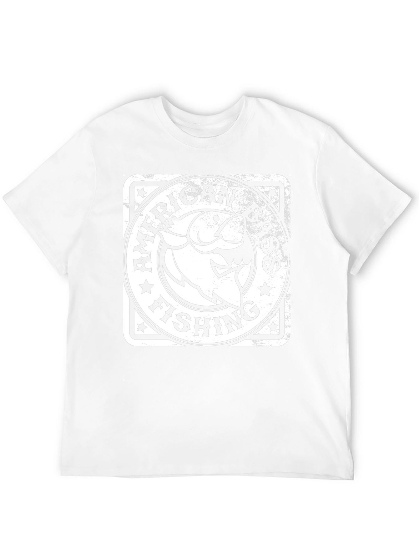 American Bass Fishing Graphic Tee - Black Cotton T-Shirt