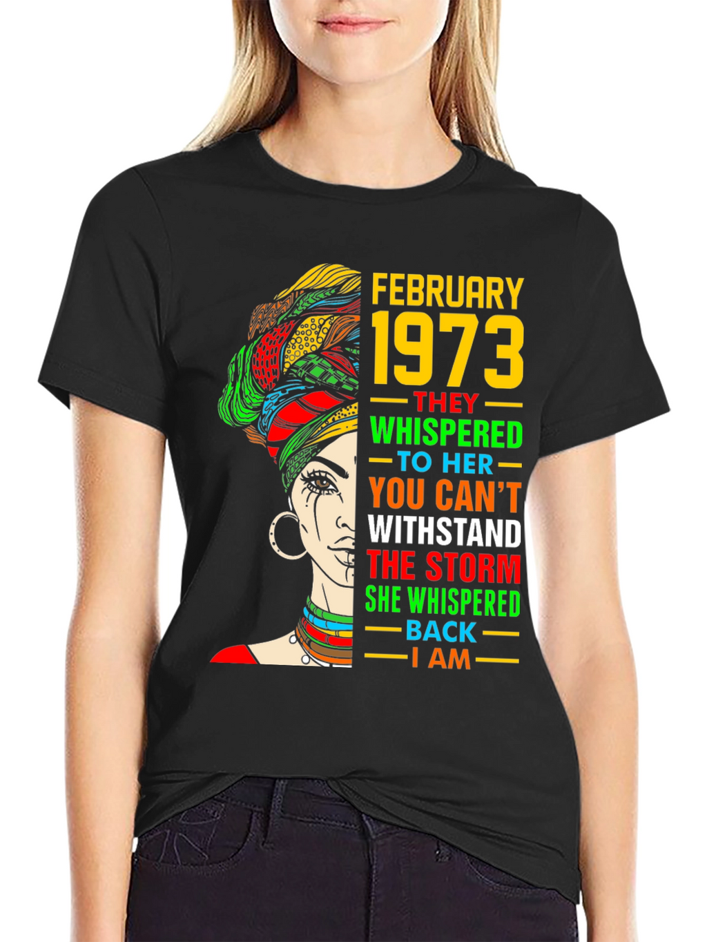 February 1973 Birthday Storm T-Shirt