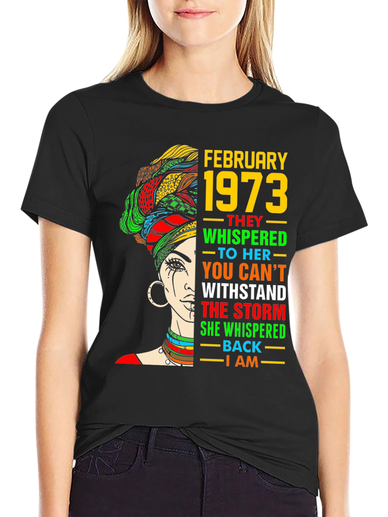 February 1973 Birthday Storm T-Shirt