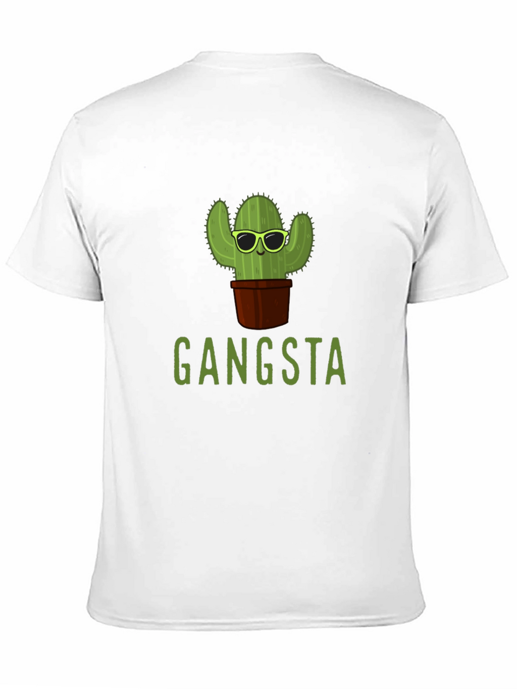 Gangsta Cactus T-Shirt - Trendy Graphic Tee