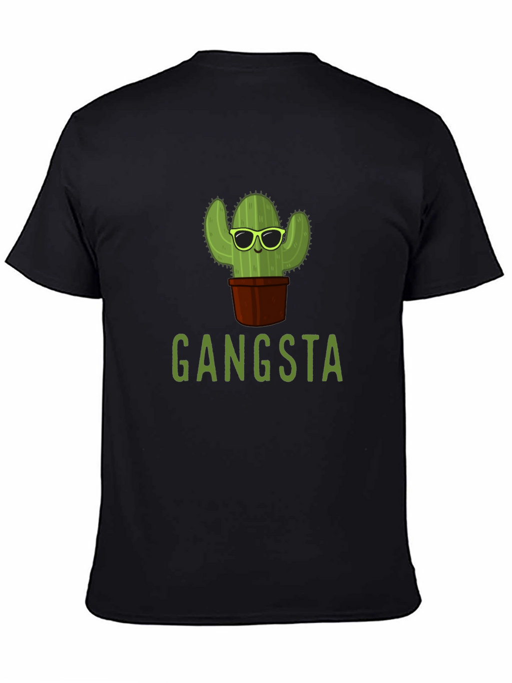 Gangsta Cactus T-Shirt - Trendy Graphic Tee