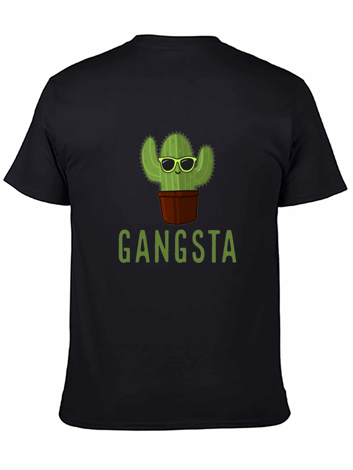 Gangsta Cactus T-Shirt - Trendy Graphic Tee