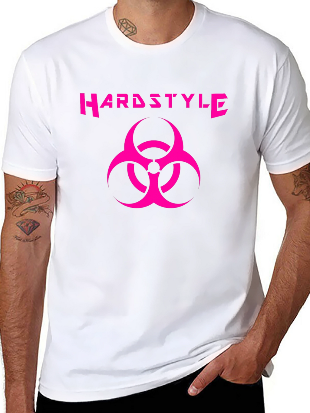Hardstyle Biohazard Graphic Tee - Black
