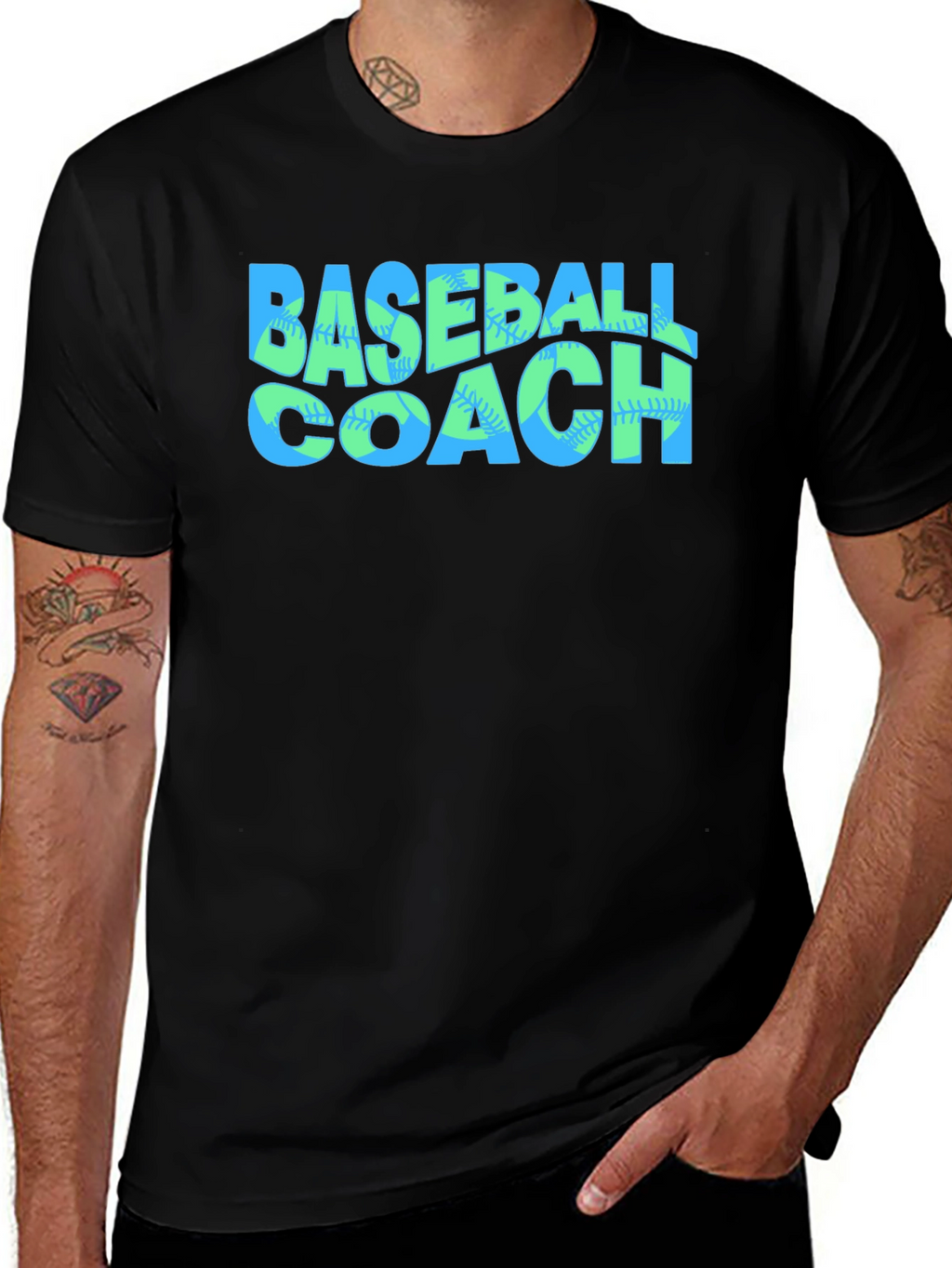 Baseball Coach Graphic T-Shirt