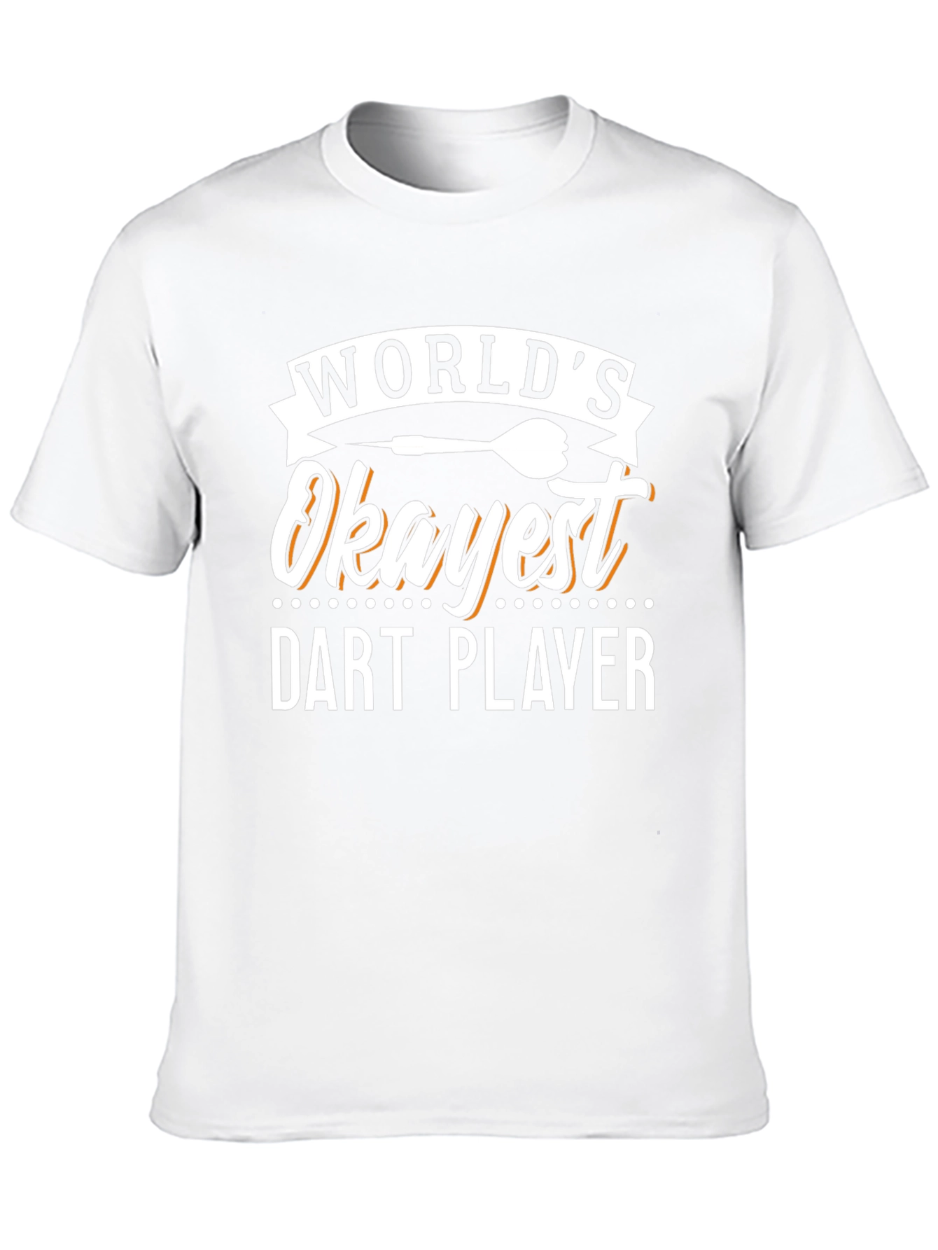 Worlds Okayest Dart Player Graphic T-Shirt