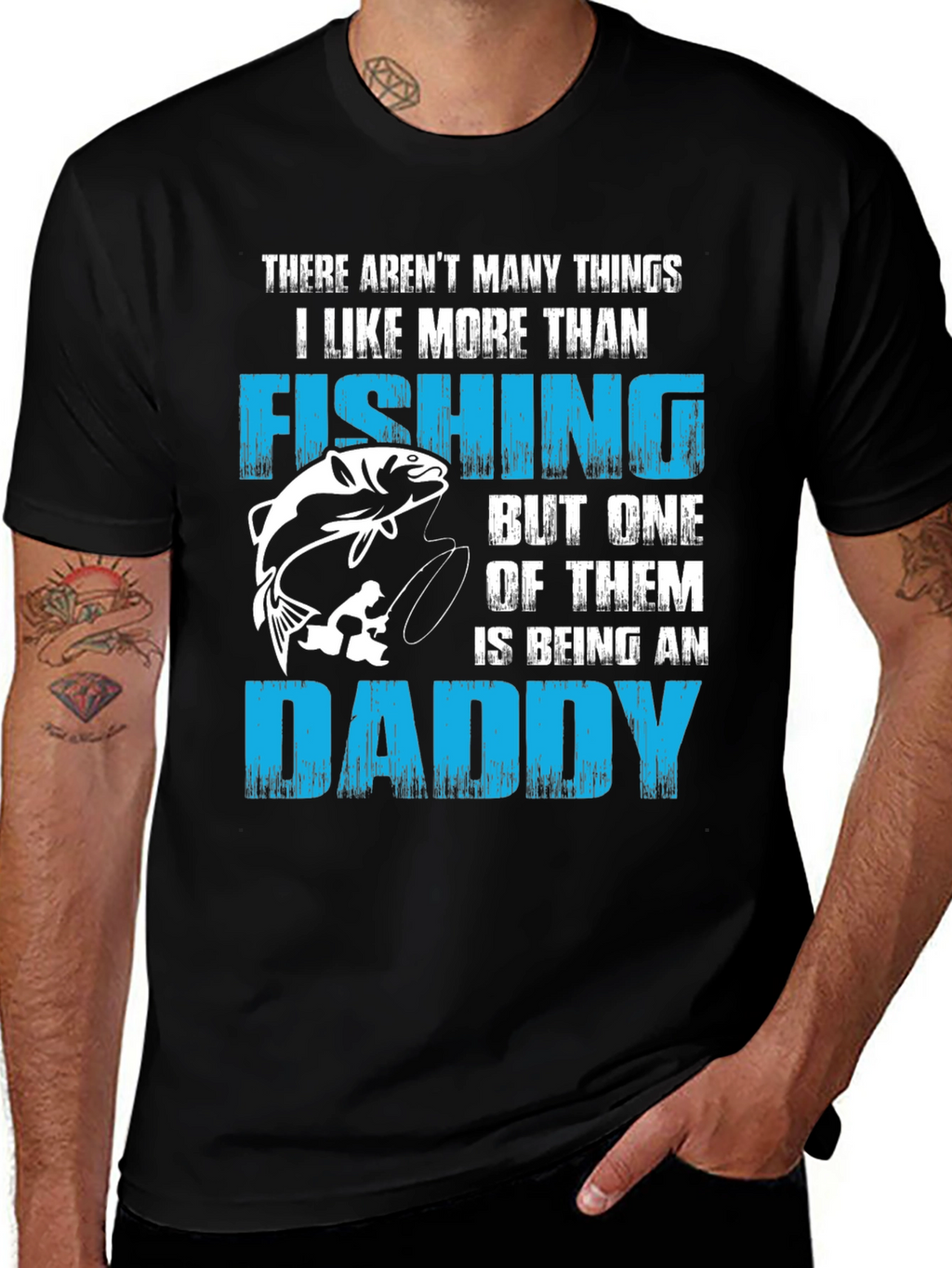 Fishing Daddy T-Shirt - Fathers Day Gift