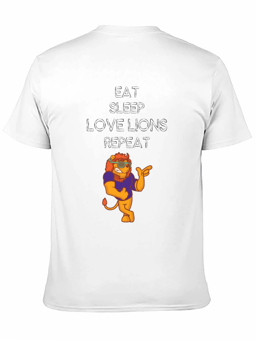 Eat Sleep Love Lions Repeat T-Shirt