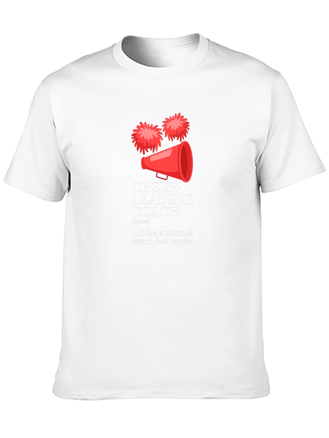 Cheerleading Coach Funny Graphic T-Shirt
