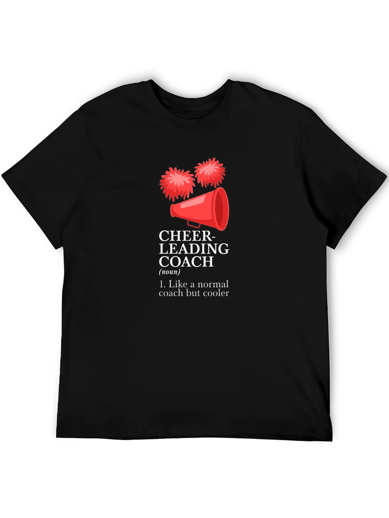 Cheerleading Coach Funny Graphic T-Shirt