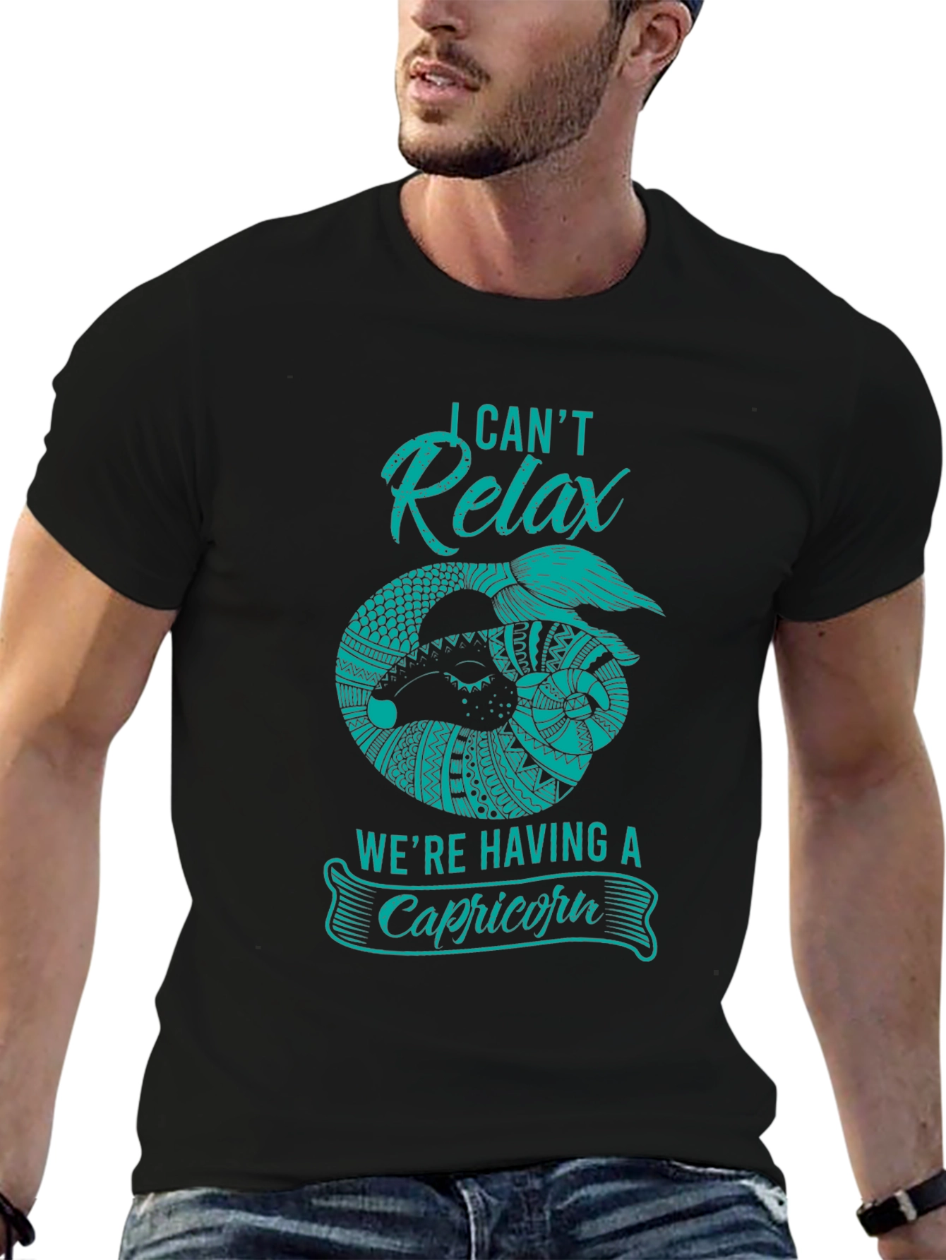 Capricorn Zodiac T-Shirt - I Cant Relax Funny Tee