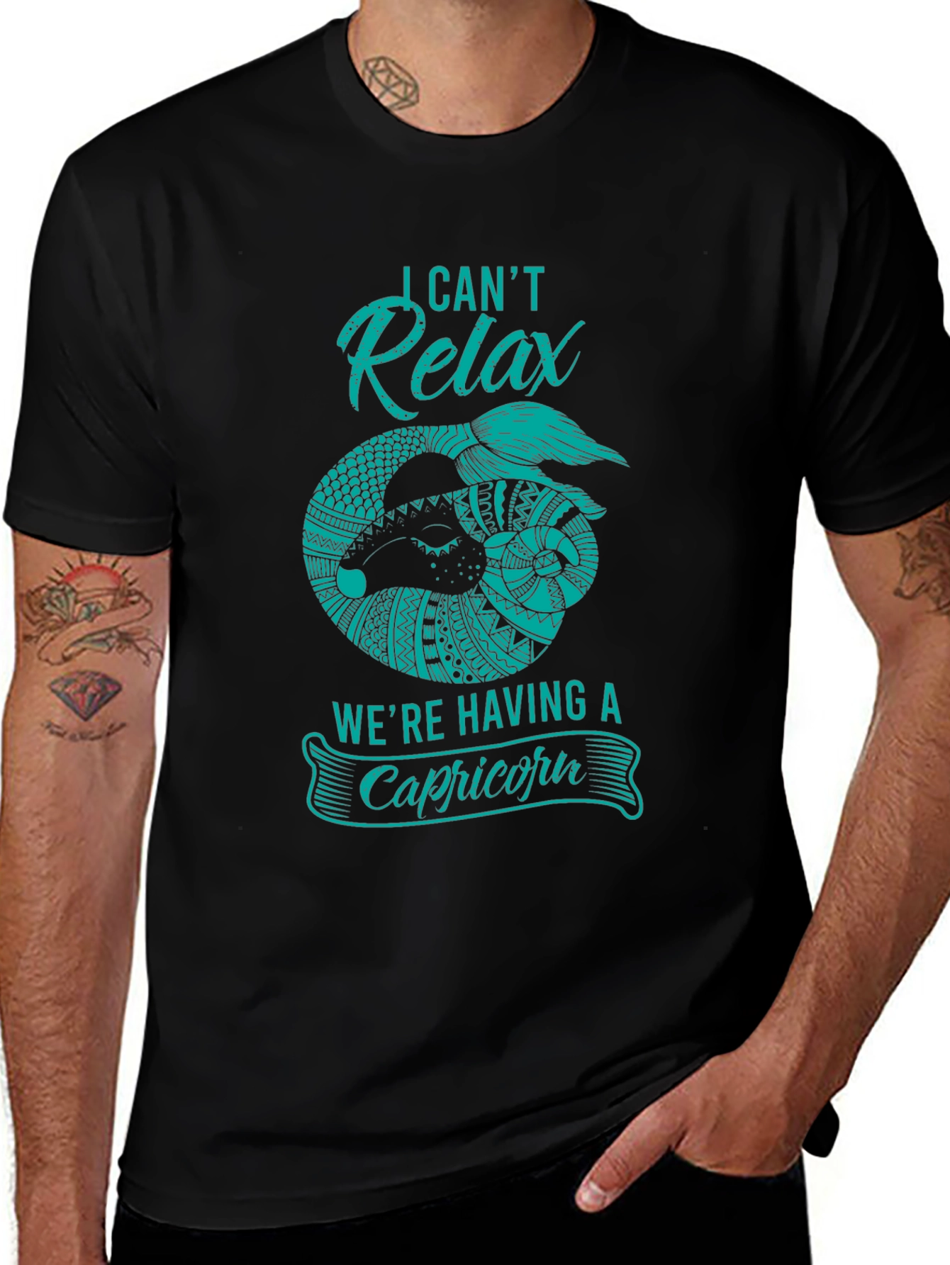 Capricorn Zodiac T-Shirt - I Cant Relax Funny Tee