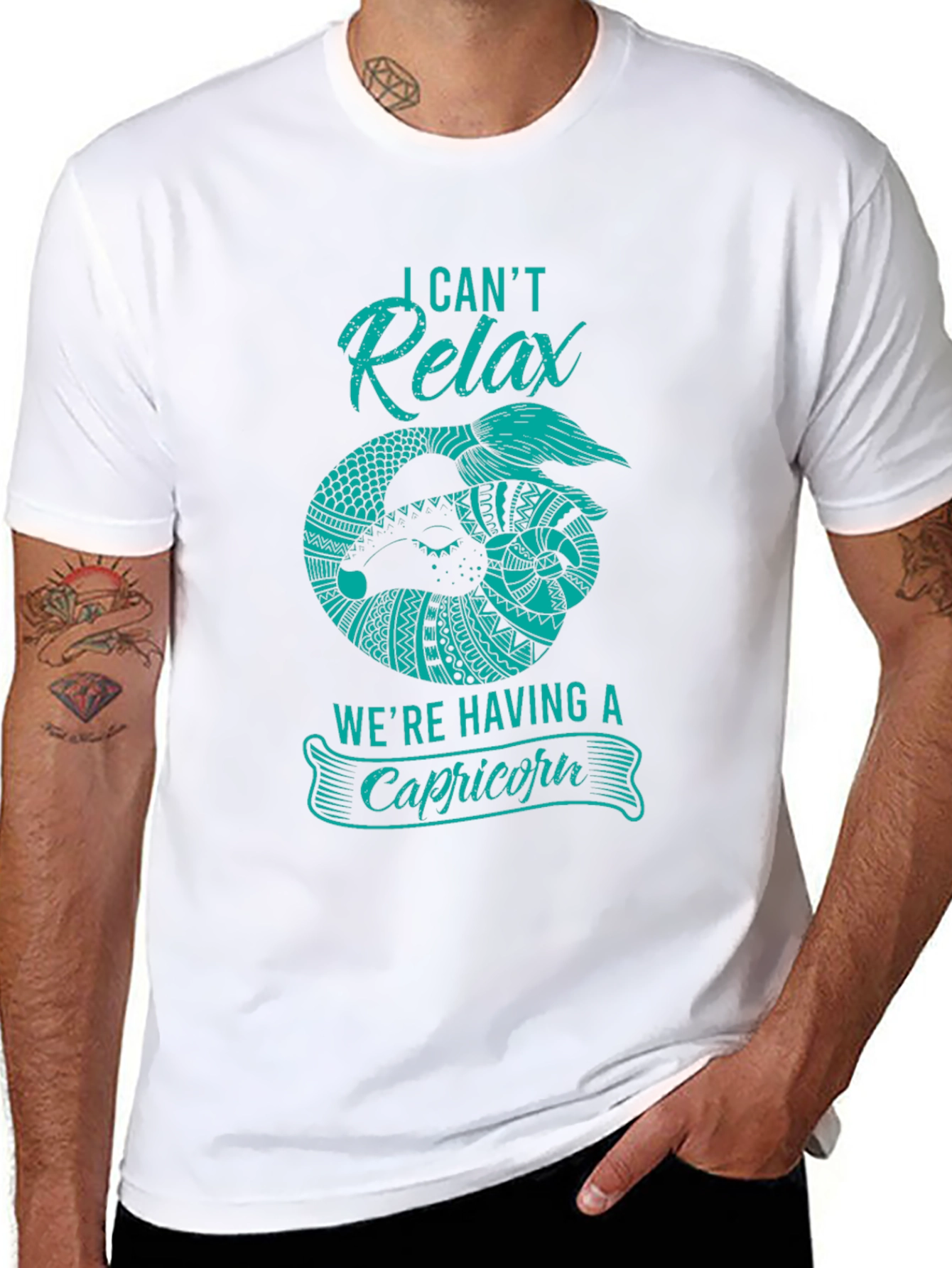 Capricorn Zodiac T-Shirt - I Cant Relax Funny Tee