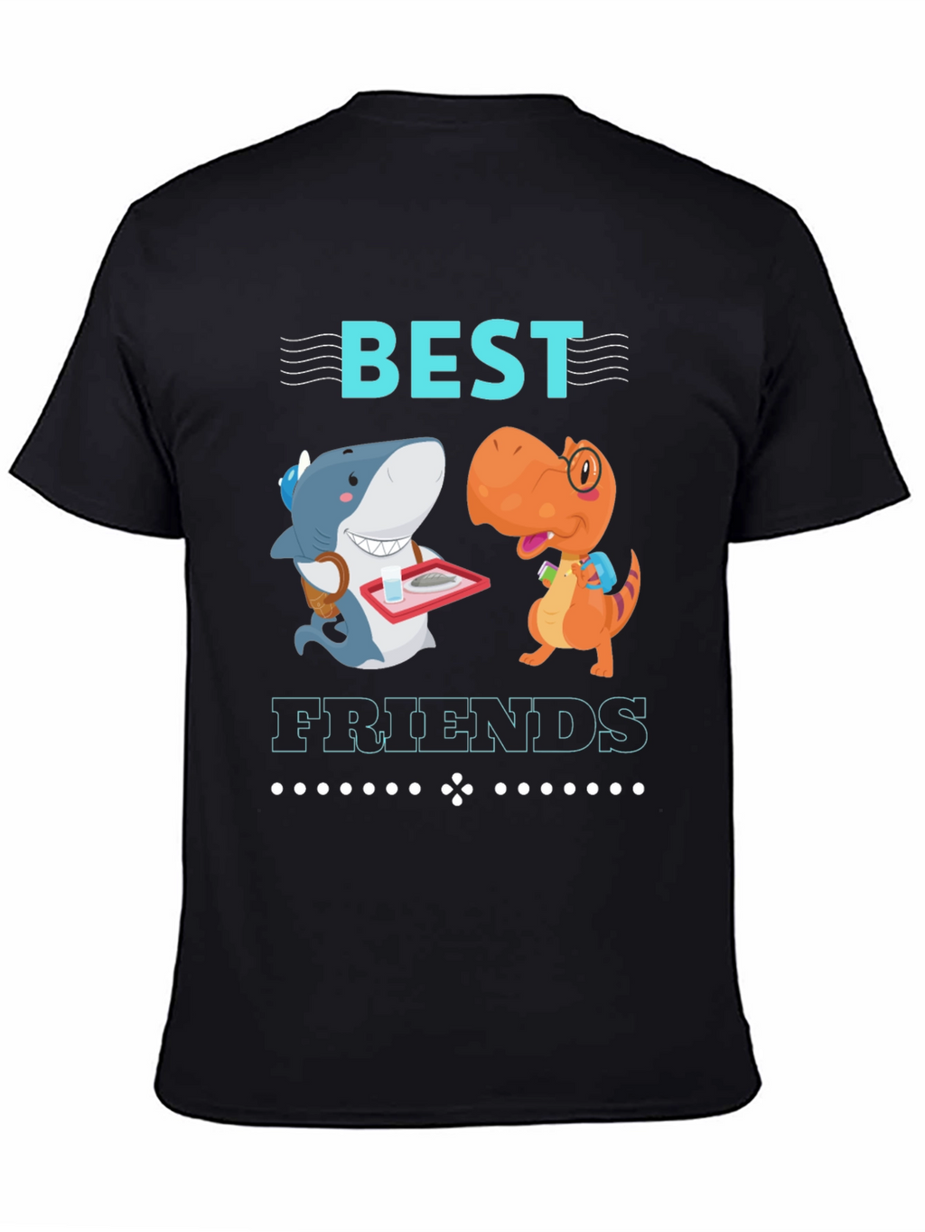 Best Friends Shark & Dino Graphic T-Shirt