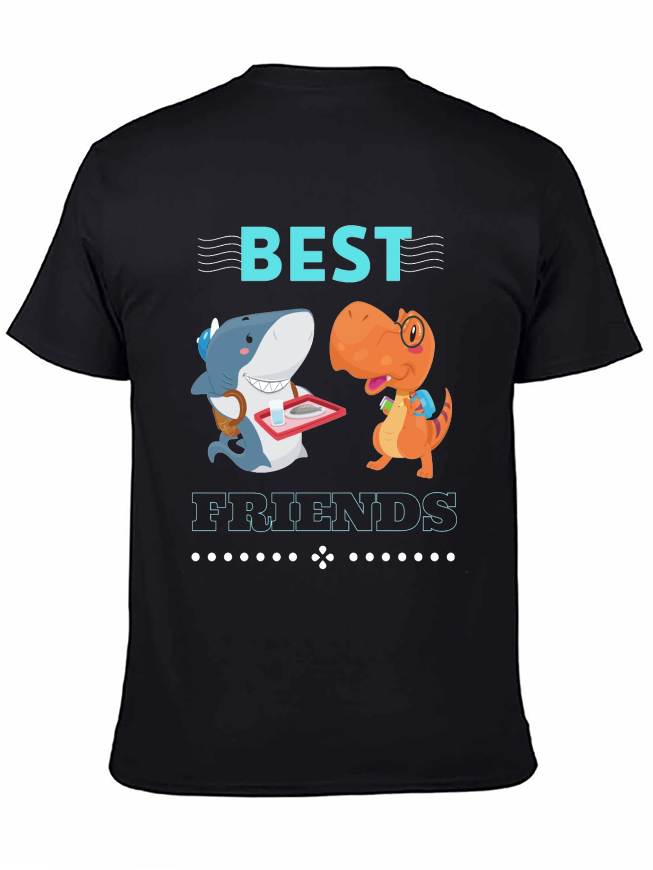 Best Friends Shark & Dino Graphic T-Shirt