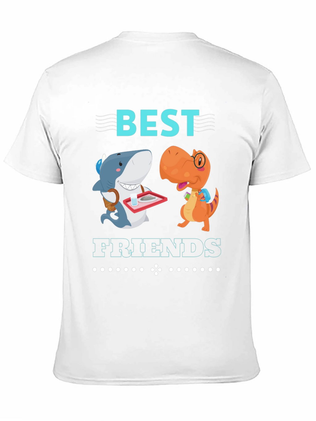 Best Friends Shark & Dino Graphic T-Shirt