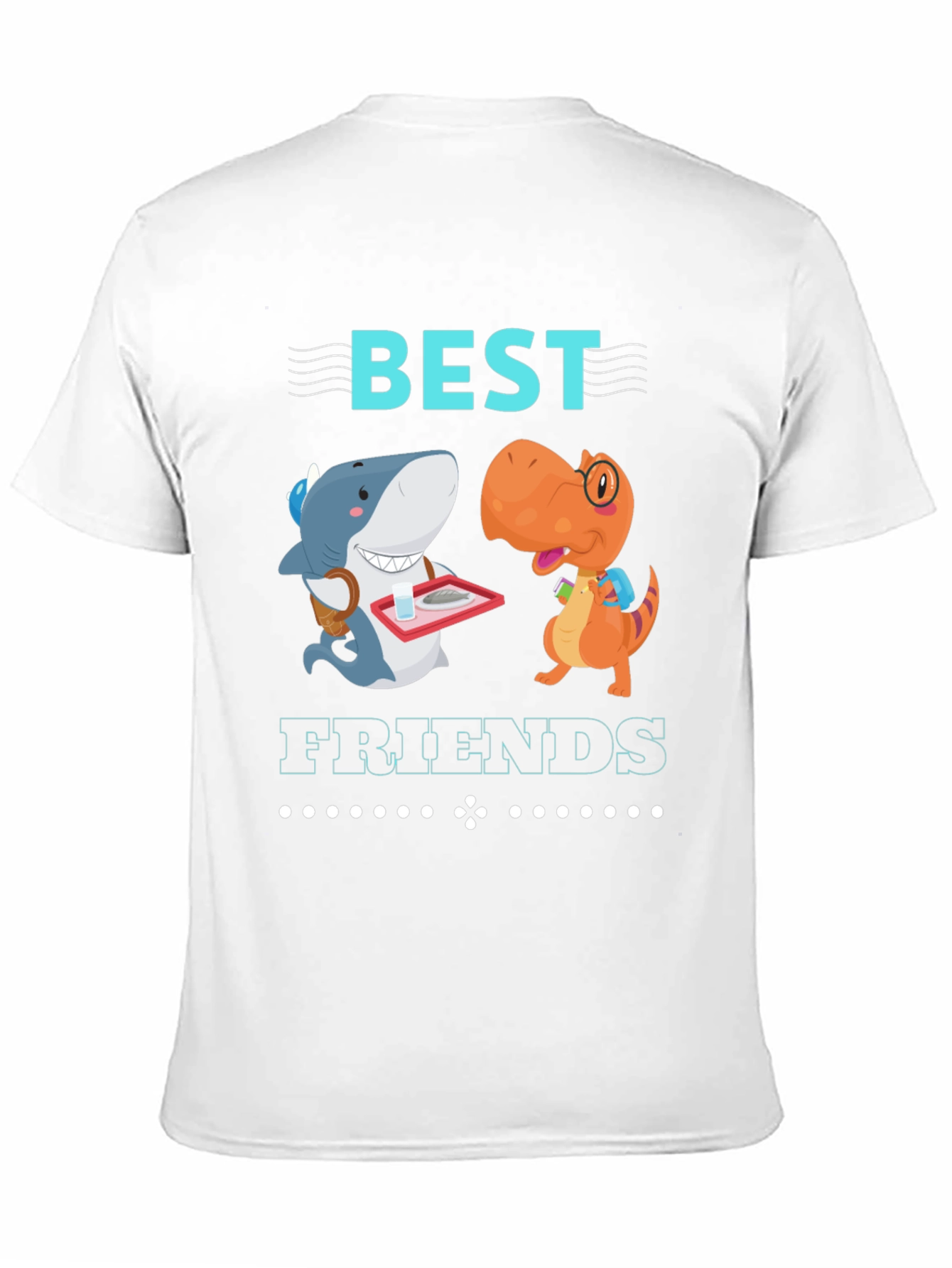 Best Friends Shark & Dino Graphic T-Shirt