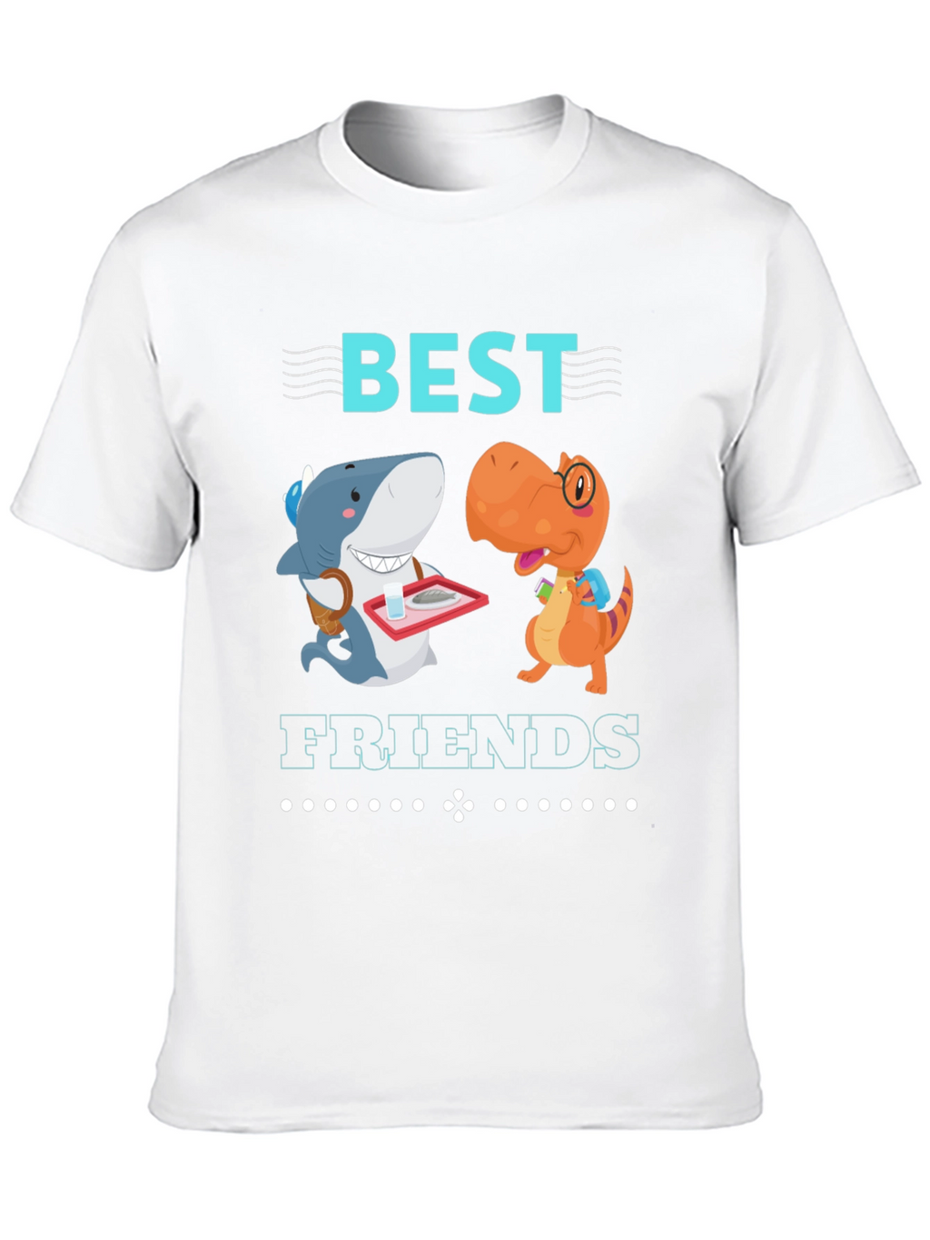 Best Friends Shark & Dino Graphic T-Shirt