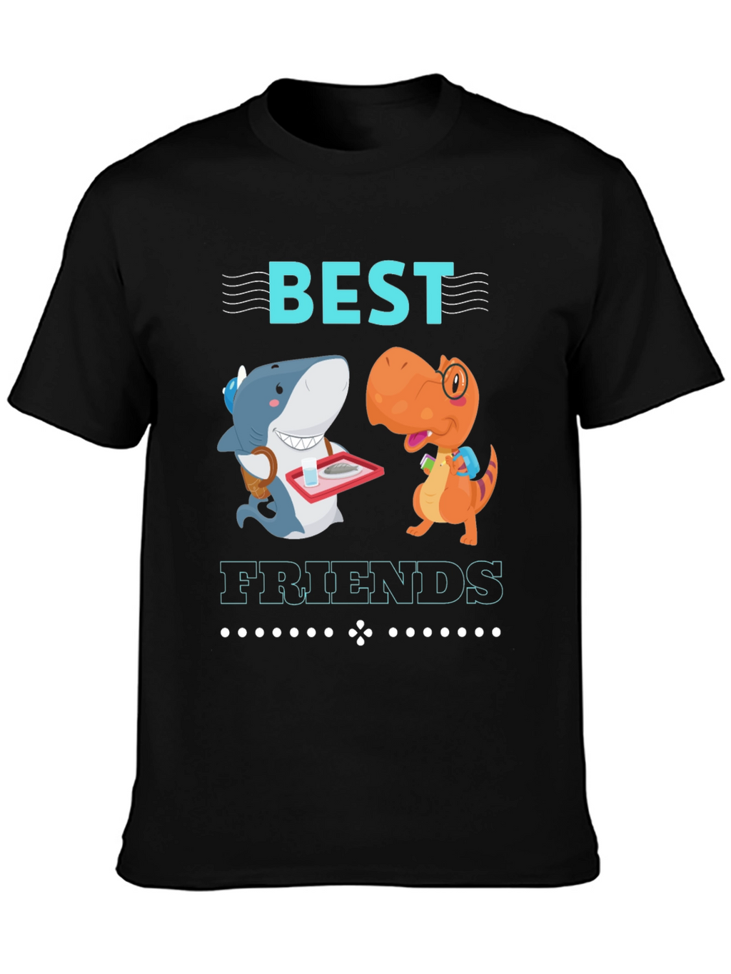 Best Friends Shark & Dino Graphic T-Shirt