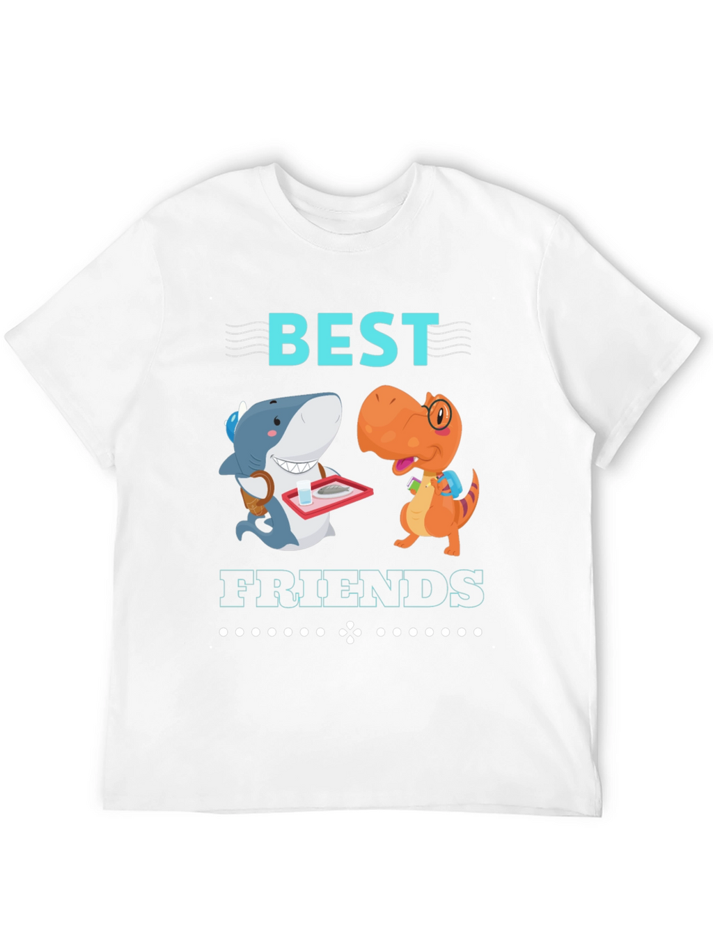 Best Friends Shark & Dino Graphic T-Shirt