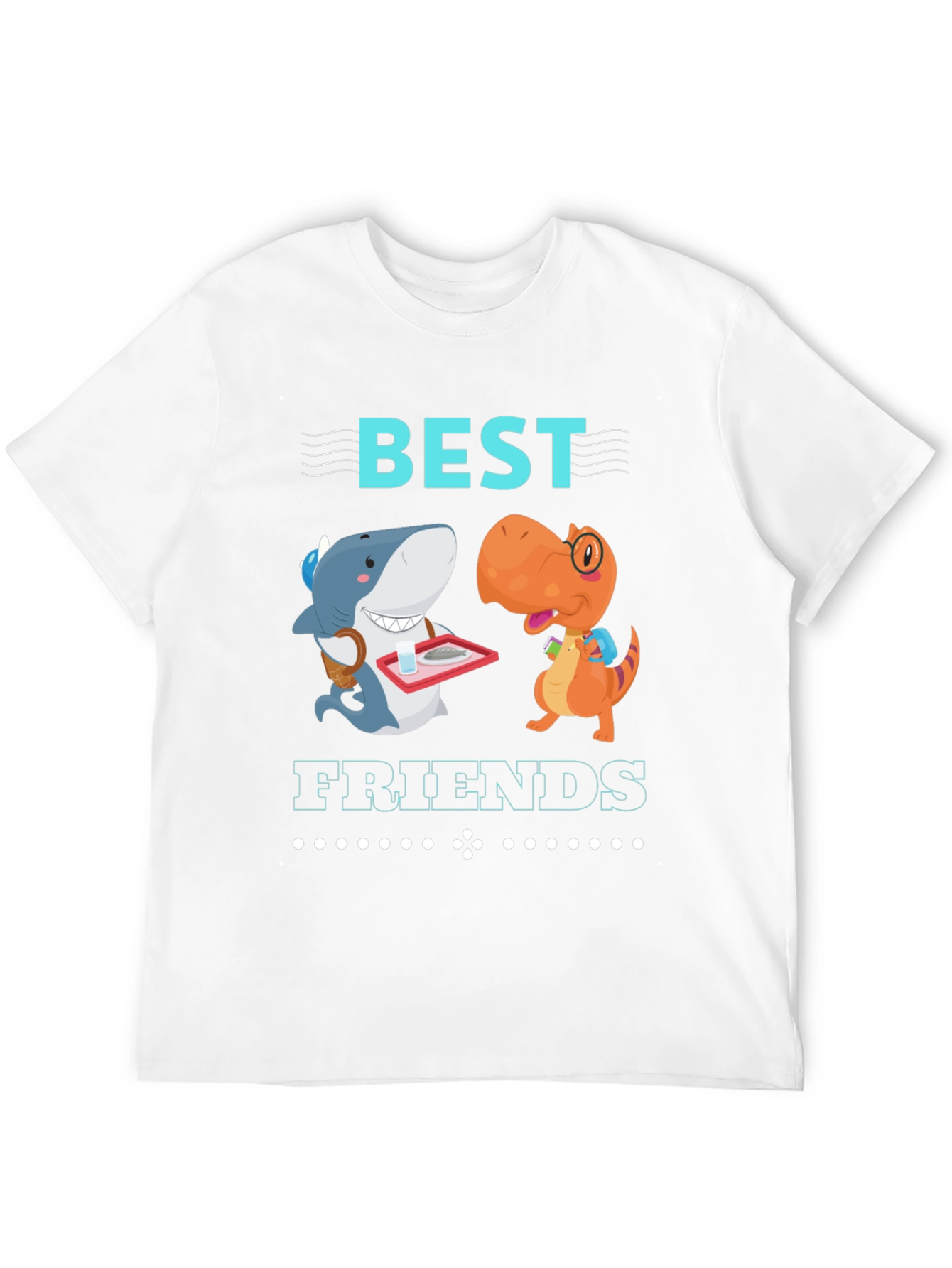 Best Friends Shark & Dino Graphic T-Shirt