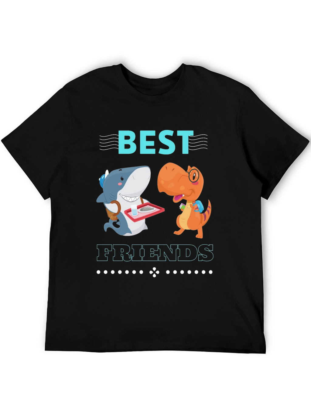 Best Friends Shark & Dino Graphic T-Shirt
