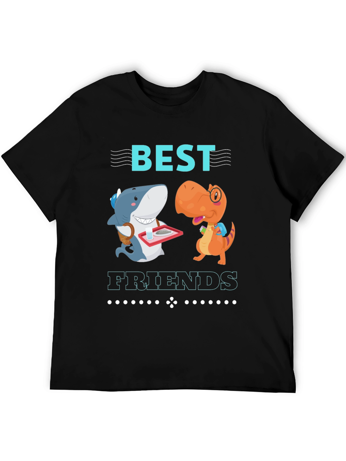 Best Friends Shark & Dino Graphic T-Shirt