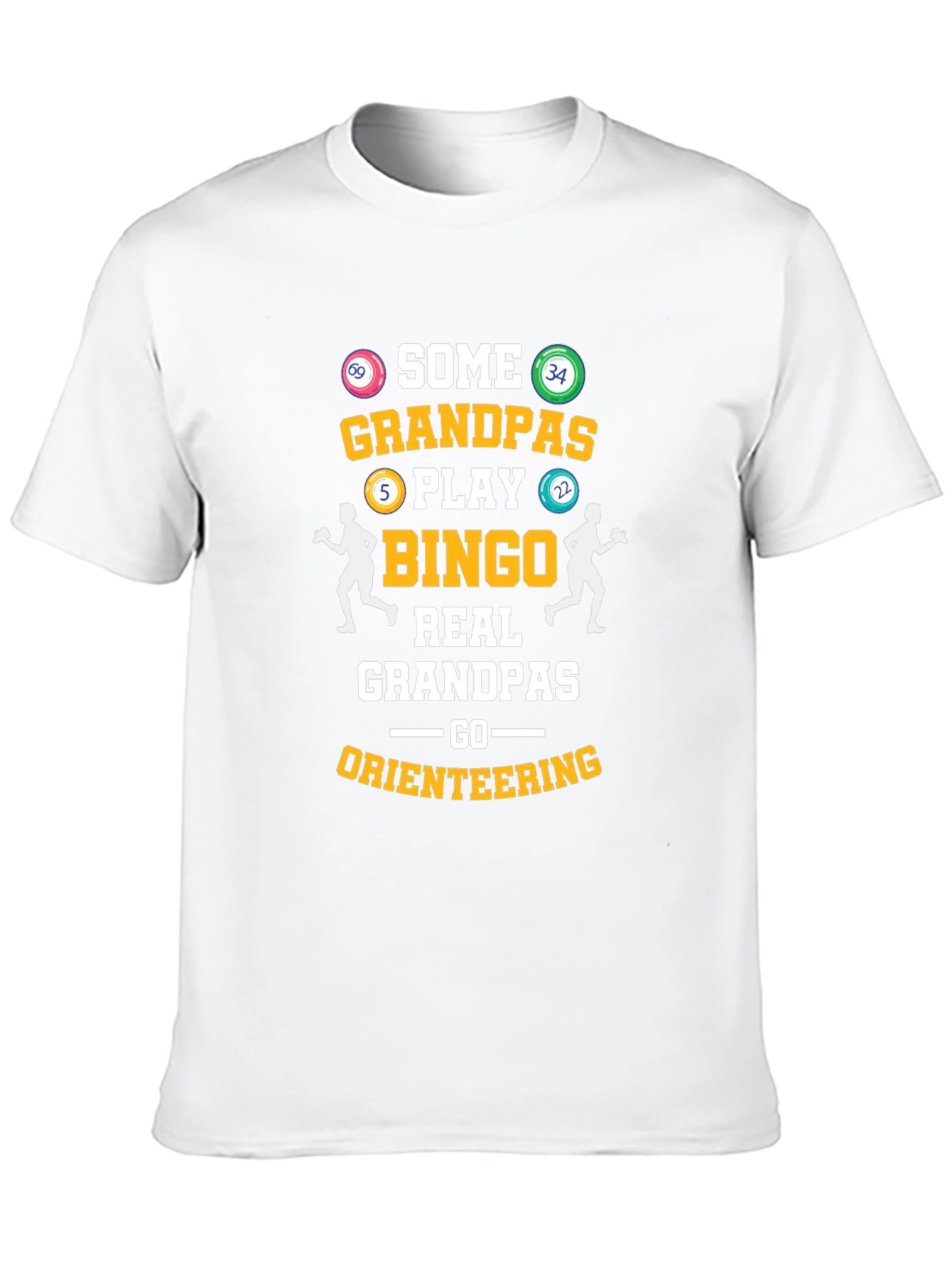 Funny Grandpas Bingo & Orienteering T-Shirt
