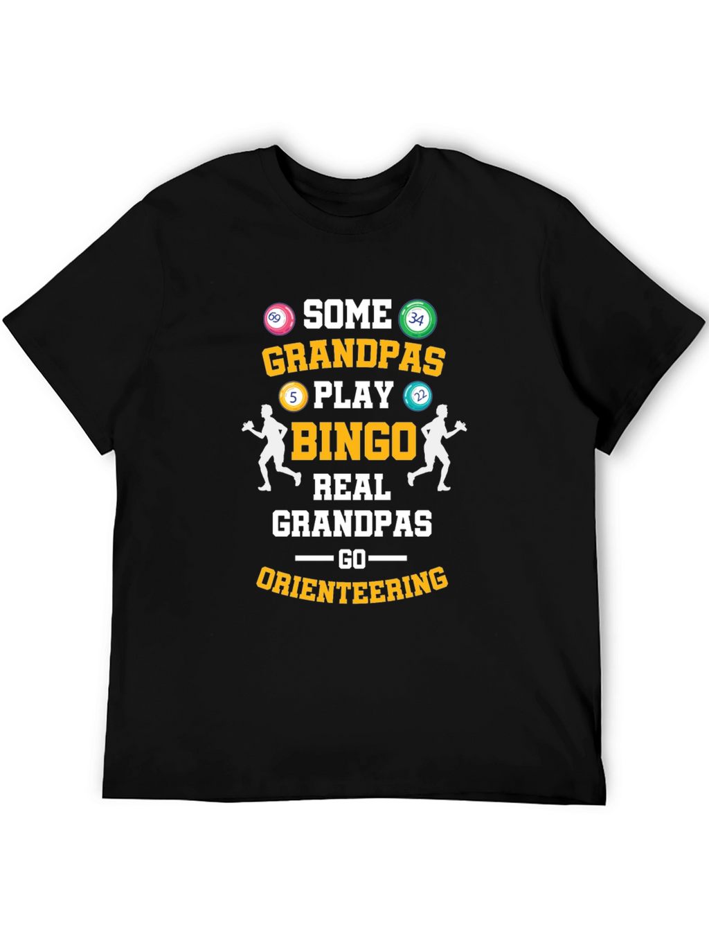 Funny Grandpas Bingo & Orienteering T-Shirt