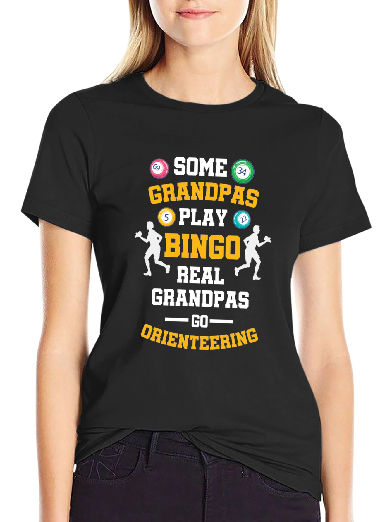 Funny Grandpas Bingo & Orienteering T-Shirt