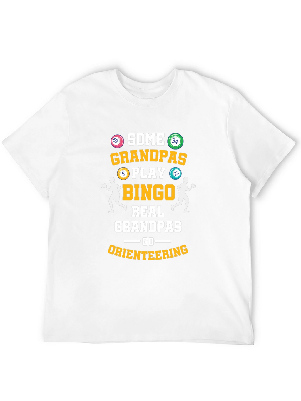 Funny Grandpas Bingo & Orienteering T-Shirt