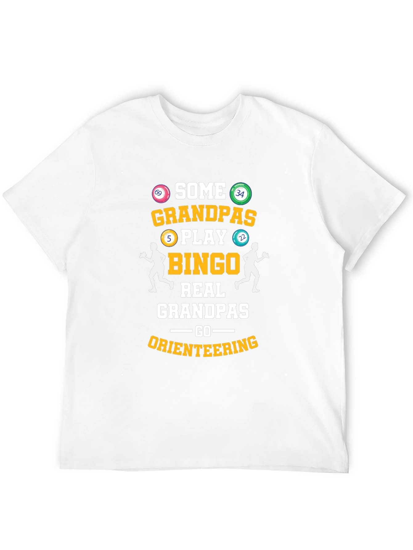 Funny Grandpas Bingo & Orienteering T-Shirt