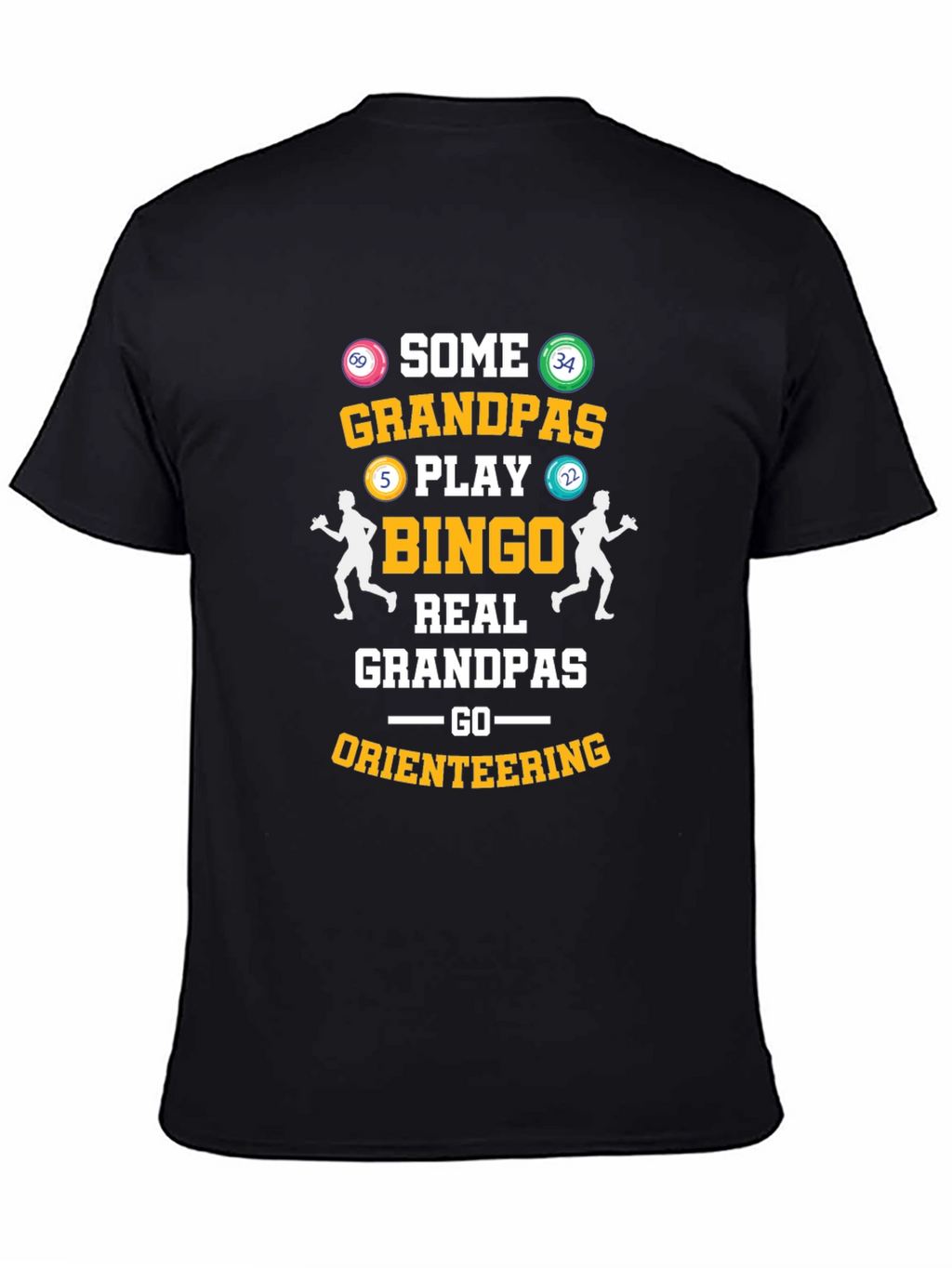 Funny Grandpas Bingo & Orienteering T-Shirt