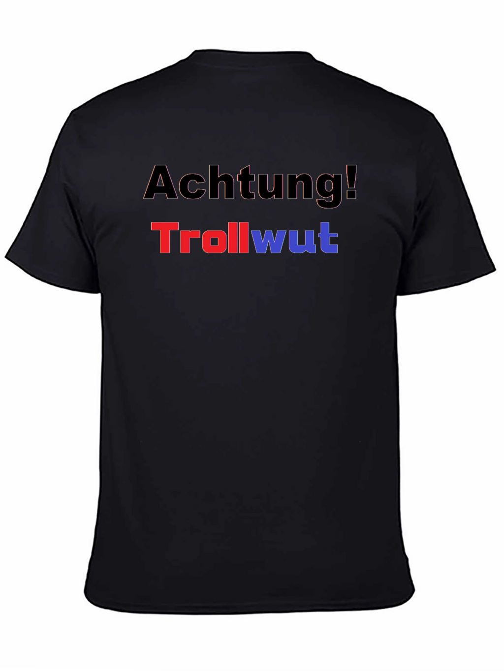 Achtung! Trollwut Graphic Tee - Black
