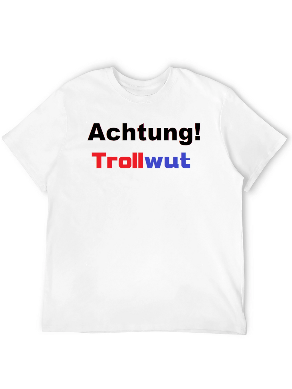 Achtung! Trollwut Graphic Tee - Black